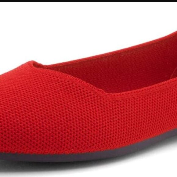 Shoe Land Carinne Pointed Toe Flats Knit - Women's Size 8.5 - Picture 2 of 7